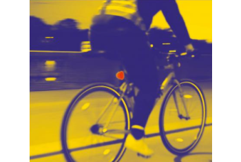 Cycliste de nuit