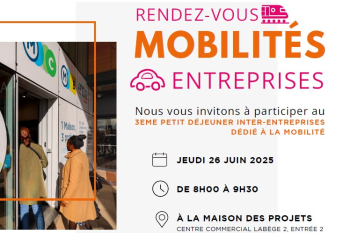 carton d'invitation au 3ème petit déjeuner inter-entreprises
