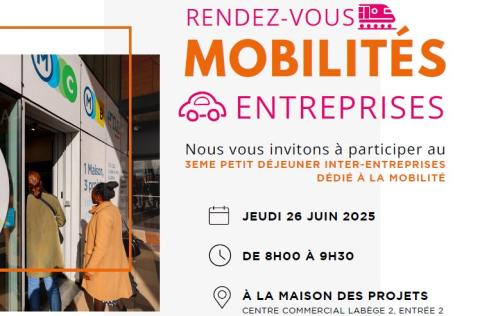 carton d'invitation au 3ème petit déjeuner inter-entreprises