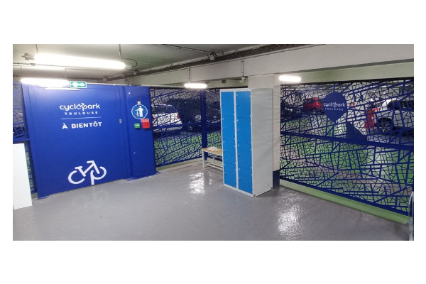 Parking vélo souterrain