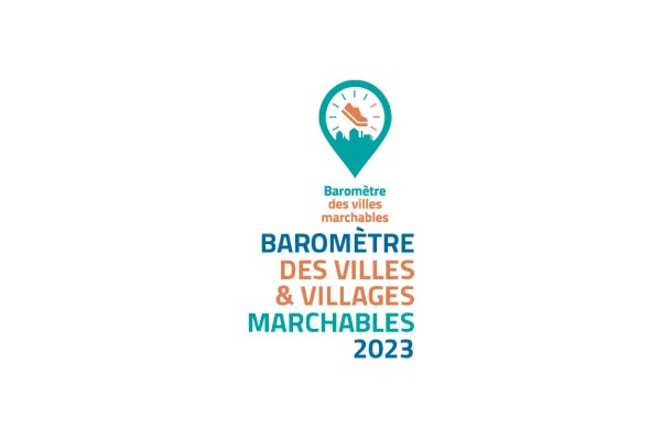 Logo du baromètre des villes et villages marchables 2023